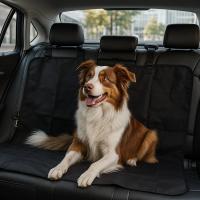 Protector Asientos Coche Mascotas Protector de Mascotas para Coche Convertible para maletero de viajes - Pets Family - details 0