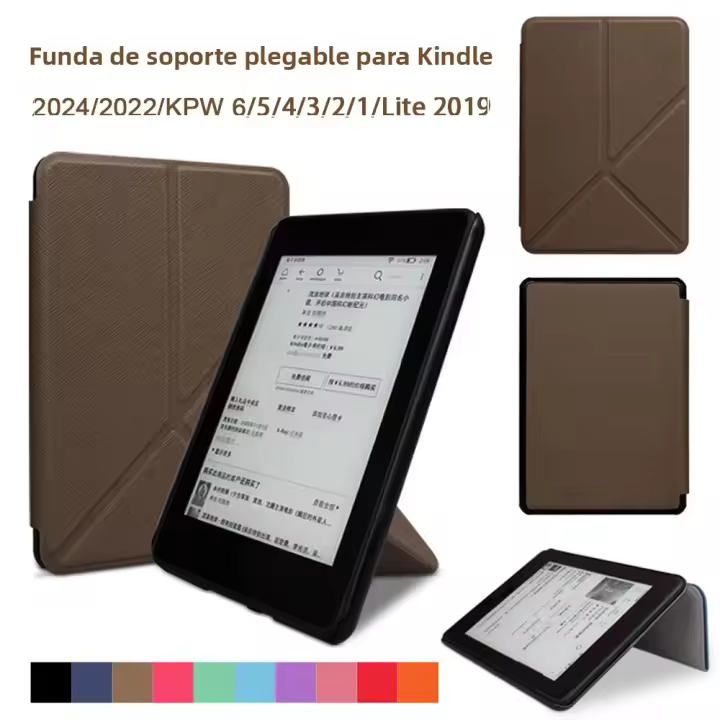 Funda Plegable Para Kindle 12ª 11ª 10ª 9ª 8ª Generación 6 6.8 7 Pulgadas Cubierta De Soporte Para Kindle Paperwhite 6 5 4 3 2 1 Bolsa - 1