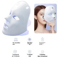 Máscara Facial LED De 7 Colores Terapia Fotónica Para Cuidado De La Piel Anti Acné Rejuvenecimiento Eliminación De Arrugas Máscara De Belleza Para El Rostro - details 8