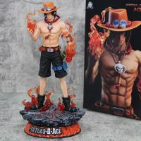 Figura De Acción Coleccionable One Piece Anime Ace De Fire Fist PVC Estatua Ornamento Modelo Juguetes Regalos Para Adultos - details 1