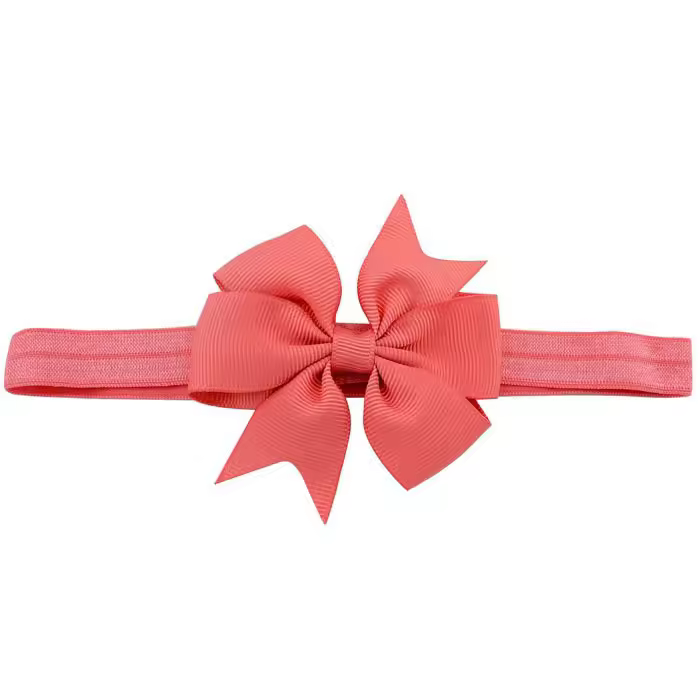 Diadema Para Bebés Niñas Recién Nacidas Accesorio De Cabello De Goma Elástica Para Fotografía Diademas De Cinta Suave De Algodón - 1