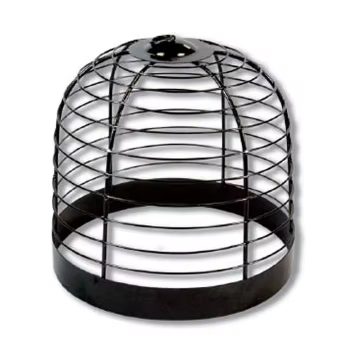 Flores Cortés Alambrera Cubre-Brasero 360x300mm Acero Pintado Negro - 1