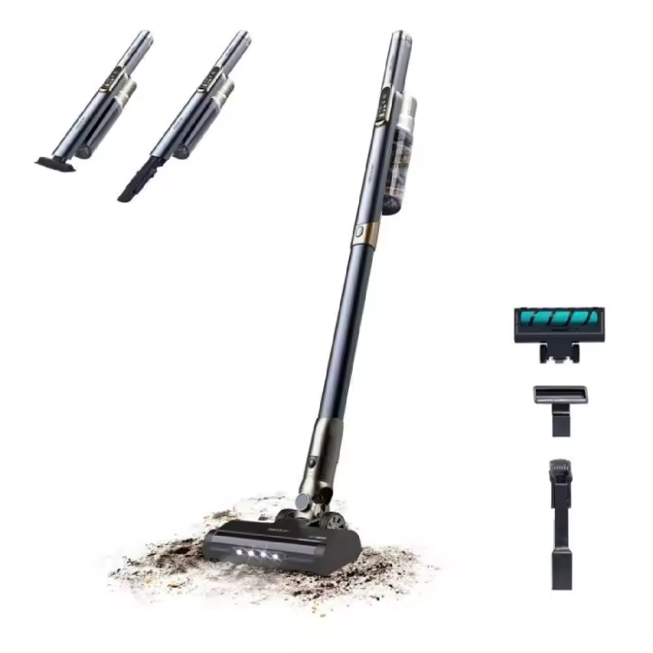 Cecotec Aspiradora Escoba Ligera sin Cable Scoba 3000. Motor Digital Brushless 210W, Presión de Succión 20kPa - 1