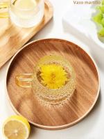 Taza De Café Con Patrón De Martillo 350ml/400ml Vidrio Resistente Al Calor Con Asa Para Bebidas Y Jugo Uso Doméstico Y Cócteles - details 2