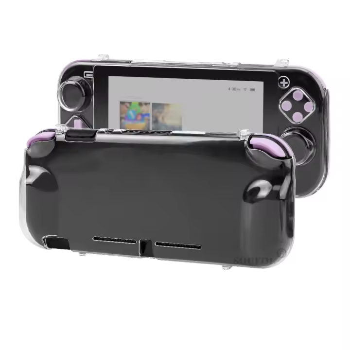 Funda Transparente Para Nintendo Switch Lite Protección Integrada Almacenamiento Ligera Caja Protectora De PC Cristalina - 1