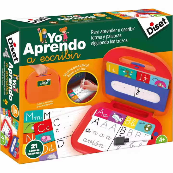 Diset Yo Aprendo a Escribir Diset - Juego Educativo Niños 4 Años | Motricidad Fina - 1