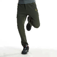 Pantalones Térmicos De Fleece Para Hombres 2024 Impermeables Resistentes Al Viento Para Trabajar Al Aire Libre Caminatas Y Camping En Invierno - details 5