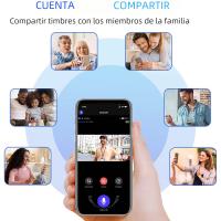 Cámara De Video Portero Inalámbrica 1080P WiFi Seguridad Inteligente Tuya Visión Nocturna Detección De Movimiento Intercomunicador Portero - details 5