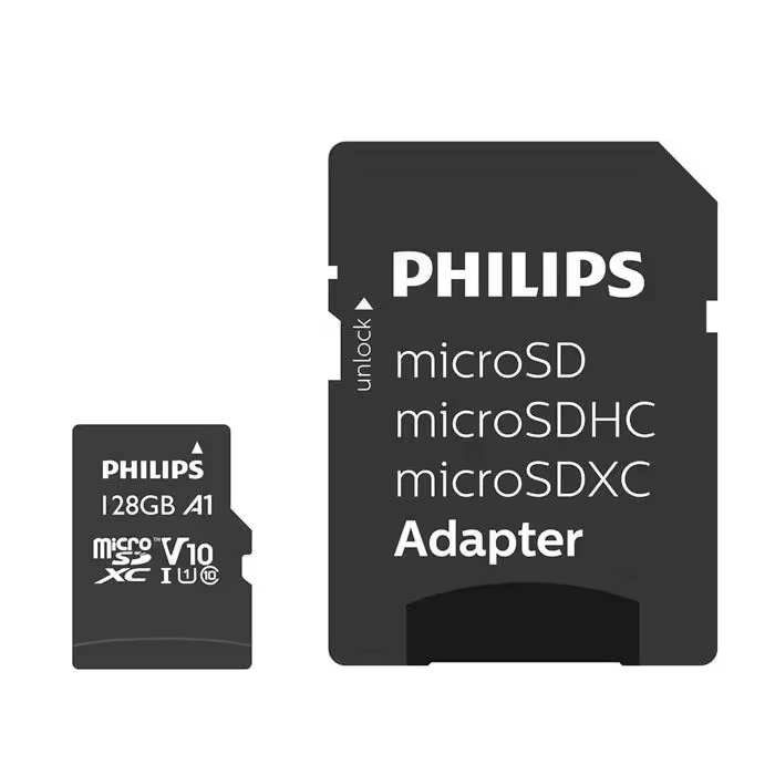 Tarjeta microSDXC Philips 128GB Ultra Speed Class 10 UHS-I | alta velocidad | memoria para móvil, cámara y tablet - 1