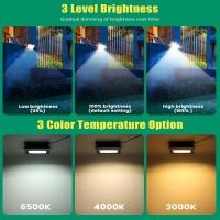 Foco Proyector LED Solar con Mando a Distancia 200W 6500K Luz Blanca Resistente Al Agua aigostar - details 2