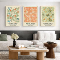 Pintura En Lienzo De Plantas Con Hojas Y Flores Estilo Nórdico Para Decoración Del Salón Arte Para La Pared Sin Marco - details 2