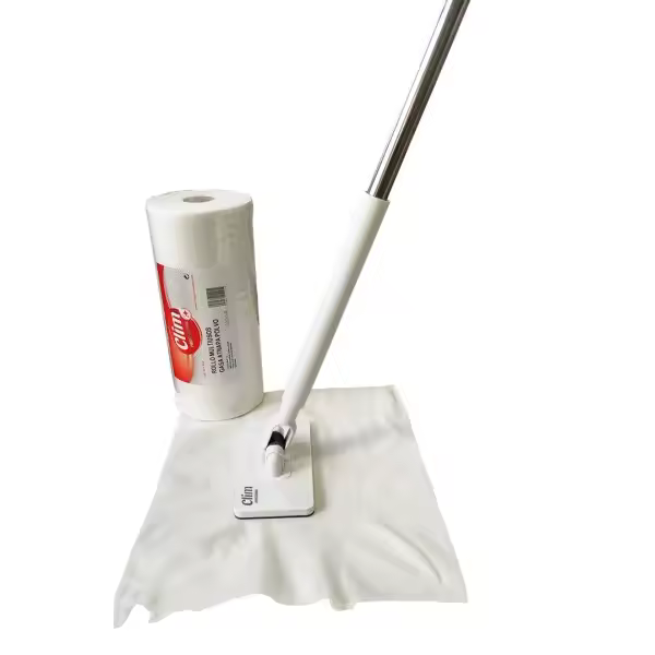 Pack mini mopa multifunción con clip y rollo de gasa atrapa polvo 37m Clim Profesional - 1