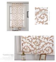 Cortina Cortina De Cocina LEEJOOM Moderna Tratamiento De Ventana Balón Textil Doméstico Transparente Panel Tulle En Blanco Y Negro Jacquard - details 10