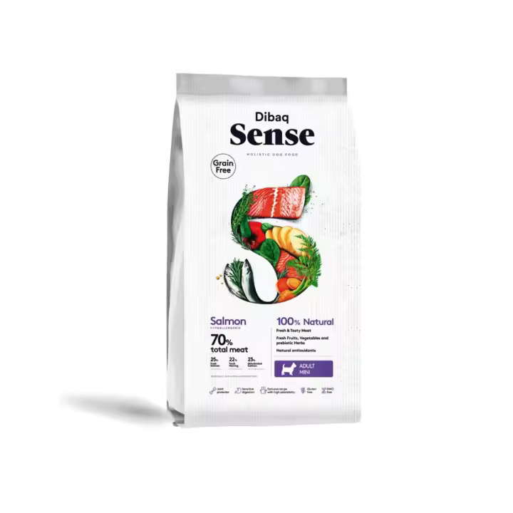 Dibaq Sense Grain Free Adult Mini Salmón 6 Kg - 1