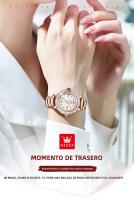 Reloj De Cuarzo Para Mujer OLEVS 5588 Resistente Al Agua Con Fecha Y Luz Núcleo De Acero Inoxidable Reloj De Pulsera De Moda - details 0