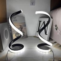 Lámpara De Escritorio RGB LED Blanco Luz Nocturna USB Dimmer Espiral Serpiente Lectura Luz De Escritorio Decoración Dormitorio Botón De Encendido Y Apagado - details 8