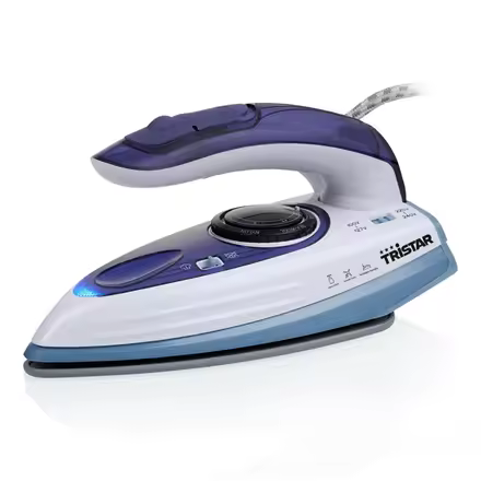 estrella | ST-8152 | Plancha de vapor de viaje | Plancha de vapor | 1000 vatios | Capacidad del depósito de agua: 60 ml | Salida de vapor continua: 15 g/min | Salida de vapor: 600 ml/min | azul - 1