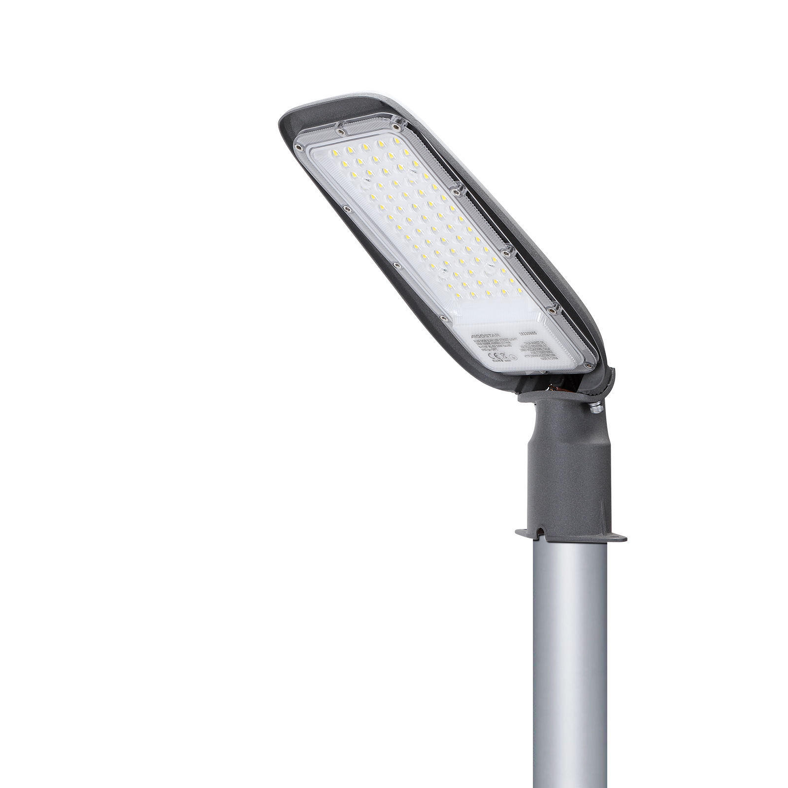 Farola LED Aigostar 30W Luz Blanca Fría 6500K 2550lm - Iluminación LED para Exterior IP65 - Protección de Impactos IK08 - Ideal para Patios, Aparcamientos, Canchas, Calles y Jardines