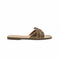 Calzados soraia,✨ Sandalias Planas de Mujer con Brillos – Mules Elegantes con Tiras Trenzadas y Pedrería – Zapatos Abiertos de Verano para Fiesta, Playa, Casual o Noche ✨ Bohemio Básico - details 7
