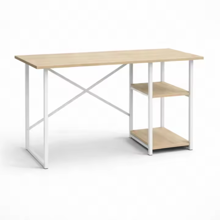 Myoshome - Mesa Escritorio para el Ordenador, Blanco Metal 120 x 60 x 73 cm. Alexis - 1