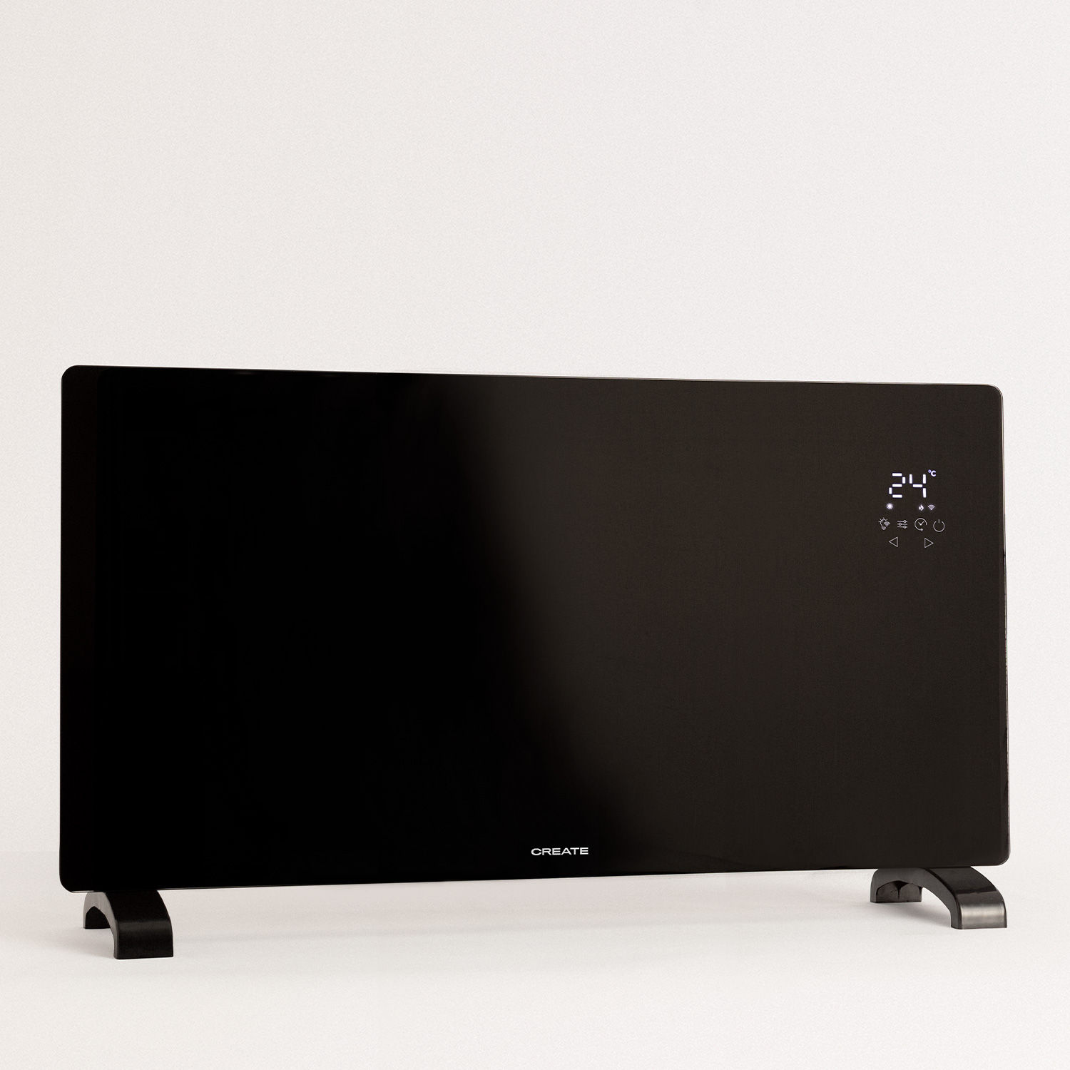 CREATE - Radiador convector Eléctrico de Cristal con WiFi - 2 potencias - Programable 24 horas - WARM CRYSTAL 2500W