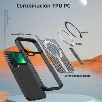 Funda Magnética De Disipación De Calor Para Xiaomi 17 ProMax 15T 14T pro Shockproof Transparente Con Soporte Oculto Compatible Con Magsafe - details 9