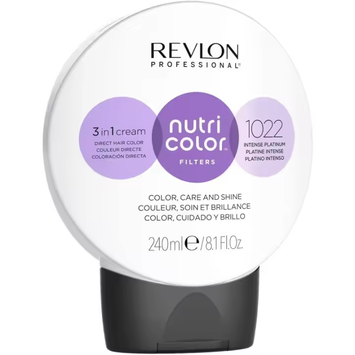 REVLON PROFESSIONAL NUTRI COLOR FILTERS 1022 PLATINO INTENSO 240ML - 1