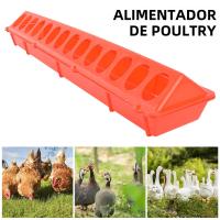 Alfombra De Alimentos Para Ponederos De Plástico Con Tapa De Inclinación Dispensador De Alimentos Para Pájaros Y Ganado Herramienta Agrícola Bebedero Para Peces Pigeons Lovebirds - details 0