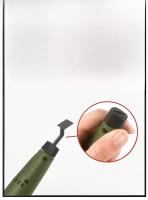 Mini Sándwich De Tipo Pluma Herramienta De Moldeo Para Modelos DIY Máquina De Bricolaje 110V-220V 18W Pulidora De Ranura - details 11