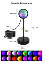Lámpara De Proyección LED Inteligente Tuya Con Control Remoto IR Y App Smart Life Luz Nocturna RGB Para Fotografía De Fiesta Atmosfera - details 7