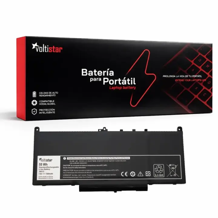 BATERÍA PARA PORTÁTIL DELL LATITUDE E7270 E7470 SERIES J60J5 R1V85 451-BBSX MC34Y - 1