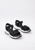 Skechers D'LITES FRESH CATCH Sandalias Planas Mujer Negro - details 1
