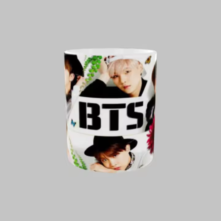 Taza BTS Grupo K-Pop | Taza de Cerámica ARMY | Regalo Original para Fans - 1