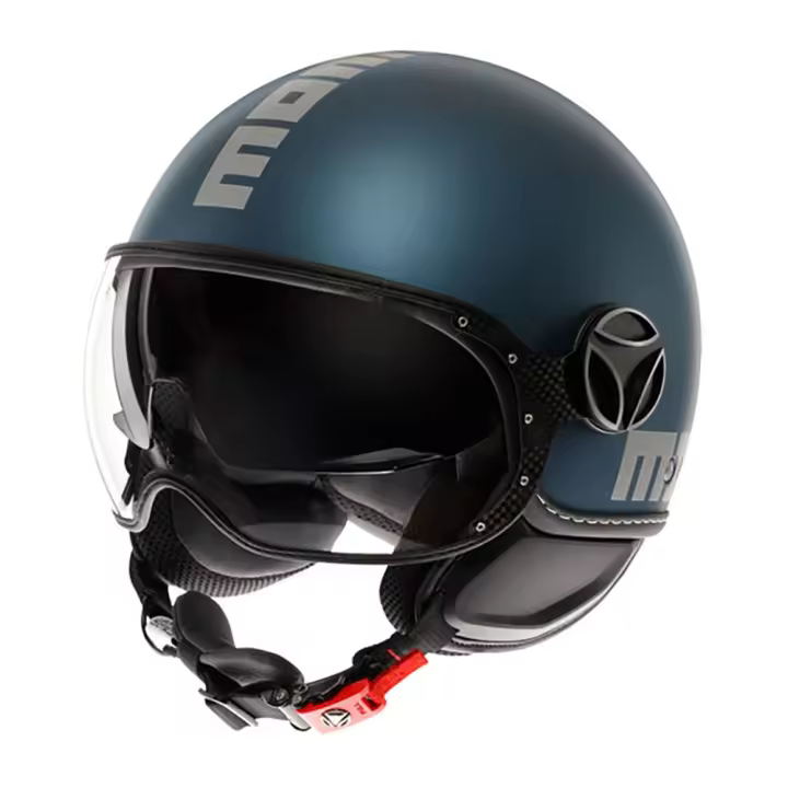 Casco Momo design FGTR EVO matt avio / silver - 1