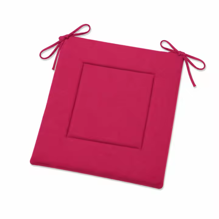 Cojín para Silla 40x40 cm con Lazos, Asiento Acolchado Antideslizante, Suave y Cómodo para Cocina, Comedor y Oficina, Pack de 2, 4 o 6 Unidades, Disponible en 10 Colores - 1