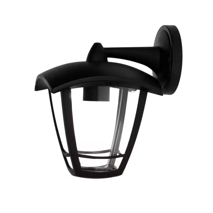 Gsc Evolution Farol de Jardín Brazo Arriba Serie Barli E27 Negro - Iluminación Exterior Elegante y Funcional - 1