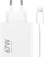 XIAOMI 67W HyperCharge Combo Cargador Adaptador 67W QC3.0 + Cable USB-C Pared Corriente | Carga Rápida | Compatible con Redmi Xiaomi 14T 15T 15 Ultra iPhone 17 16 15 14 13 12 Pro Plus, Samsung Galaxy S22 Ultra, Galaxy Tab, iPad Pro, Nintendo Switch 2 - details 1