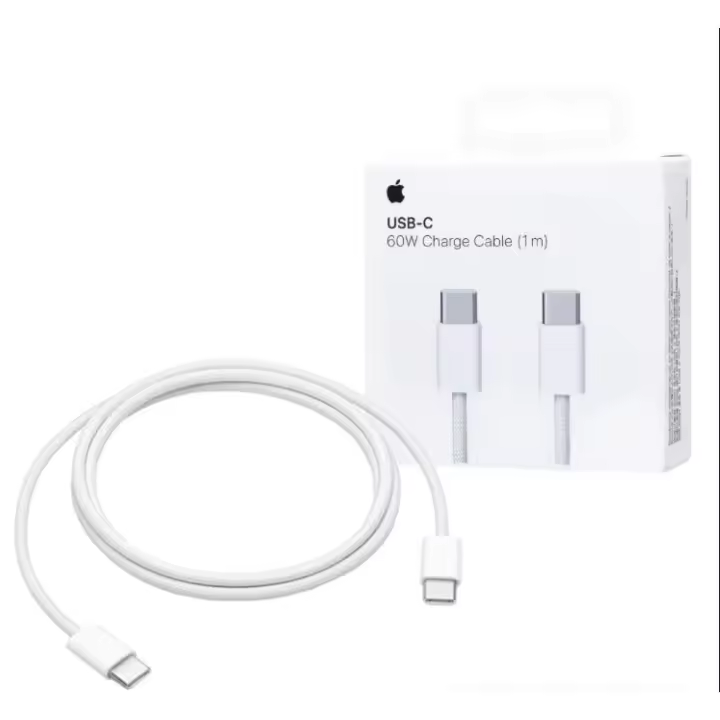 Cable de carga USB-C de Apple – 60W (1m) / 240W (2m) – Carga rápida para iPhone, MacBook y dispositivos USB-C - 1