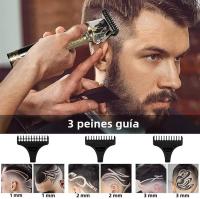 T9 Máquina De Corte De Pelo Eléctrica Para Profesionales Peluquero Afeitadora De Barba Trimmer De Cuerpo Para Hombres Recargable Universal 100-240V - details 1