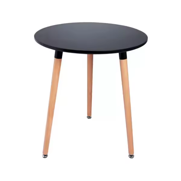 Regalos Miguel - Estilo Nórdico - Mesa Tower Redonda 60 cm - Negro - 1