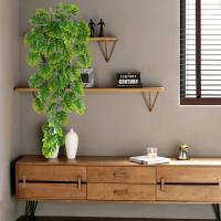 Decoración De Pared Con Planta Artificial De Vigne Colgante Para Habitación Y Fiesta Adorno De Ventana Material De Plástico - details 5