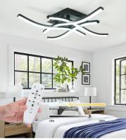 Lámpara De Techo Moderna 28W LED Para Sala De Estar Comedor Dormitorio Y Balcones Diseño Curvado Luz De Panel Para El Hogar - details 0