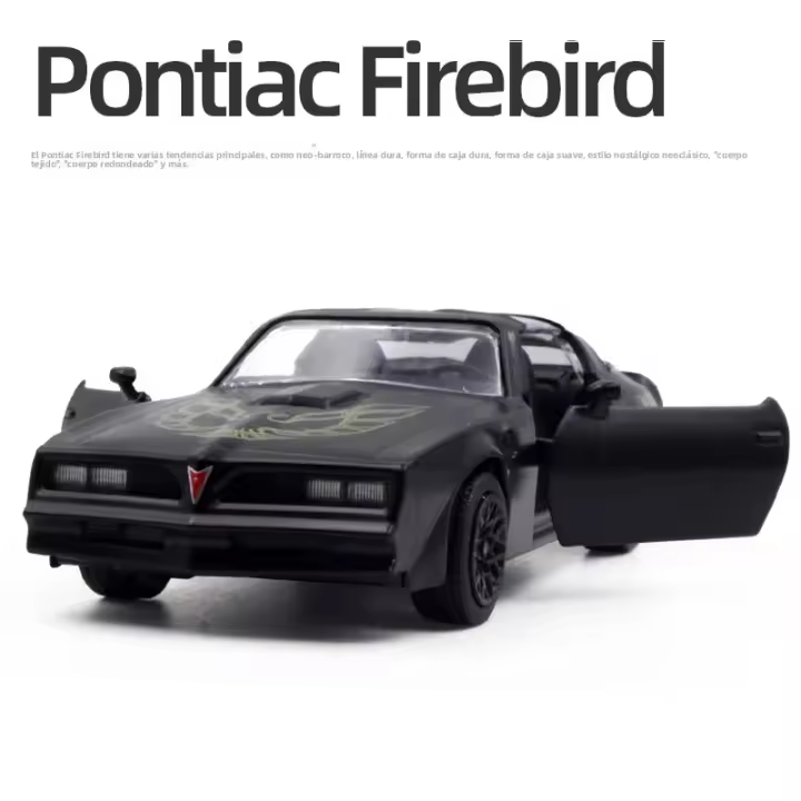 Modelo De Coche De Metal Diecast 1:36 Pontiac Firebird 1978 Regalo De Navidad Para Niños Colección Miniatura Vehículo Hobby Para Niño - 1