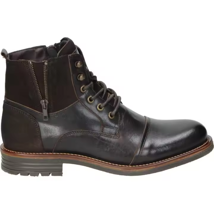 BOTAS GLOBAL SIGLA CLIFF PARA HOMBRE EN COLOR MARRÓN - CIERRE DE CORDONES Y CREMALLERA - CÓMODAS - PARA INVIERNO - CASUAL - 1