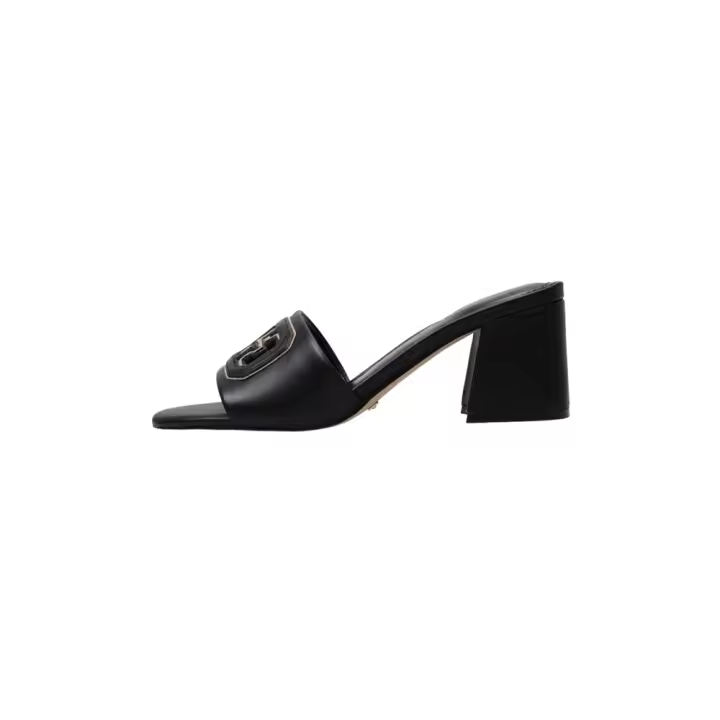Guess FLJGAS-LEA03 Sandalias De Tacón Mujer Negro - 1