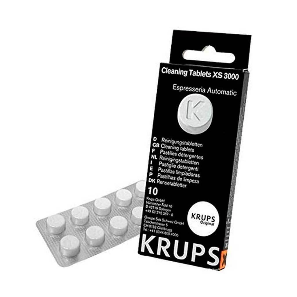Pastillas limpia cafeteras de Krups