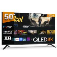 TD Systems - Smart TV 50 pulgadas Qled 4K con Tizen OS 8.0. Sintonizador triple (DVB-T2/C/S2). Televisores con Gaming Hub. Televisión del 2026. Compatible con Prime Video, Netflix, Movistar+, HBO, y más Apps - PRIME50QC22TIZEN - details 0