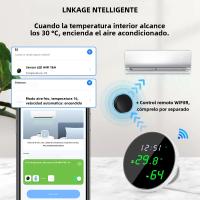 Sensor De Temperatura Y Humedad Inteligente Tuya USB Monitoreo Remoto Por App Para El Hogar Inteligente Compatible Con Alexa Y Google Assistant - details 3