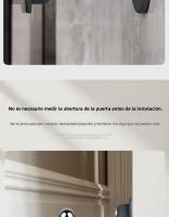 Parada De Puerta De Silicona Sin Perforar Con Fuerte Succión Anticolisión Protector De Piso Para Dormitorio Y Uso Doméstico - details 10