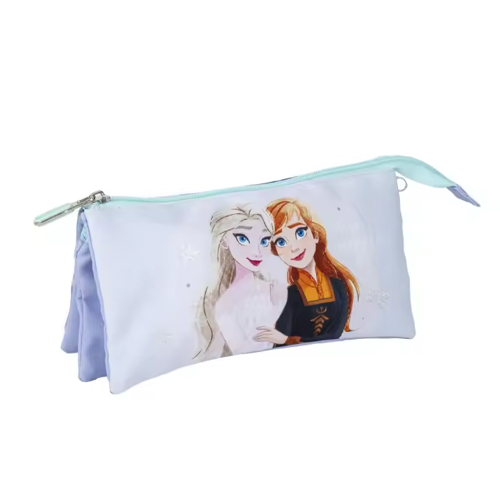 CERDA Estuche Portatodo 3 Compartimentos Frozen Color Lila - 1